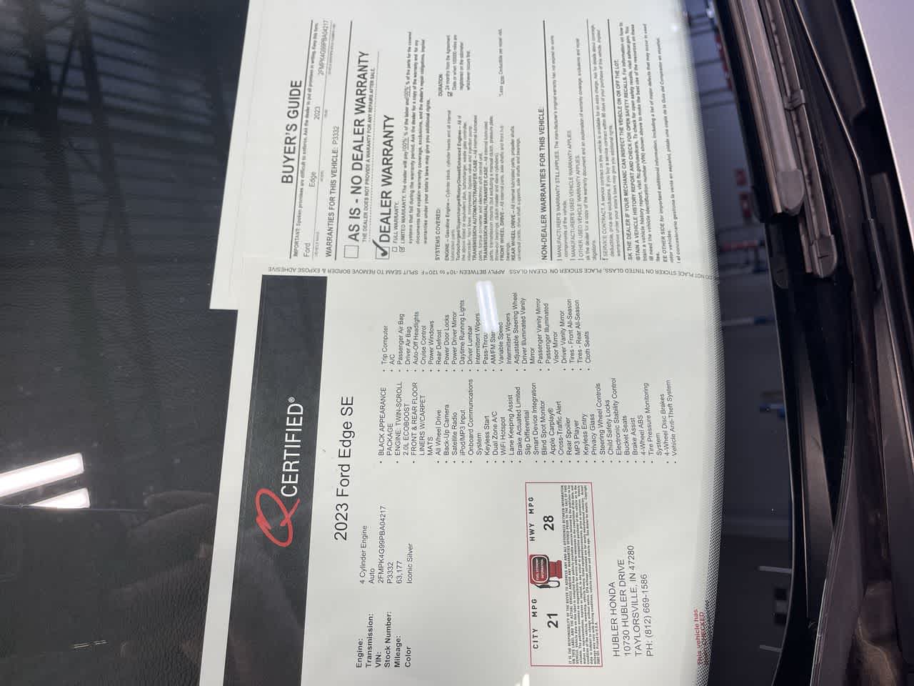 2023 Ford Edge SE