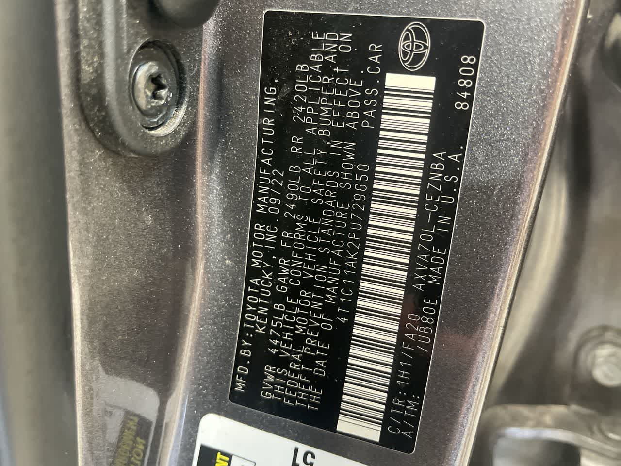 2023 Toyota Camry LE