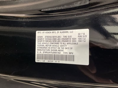 2018 Honda Odyssey EX-L