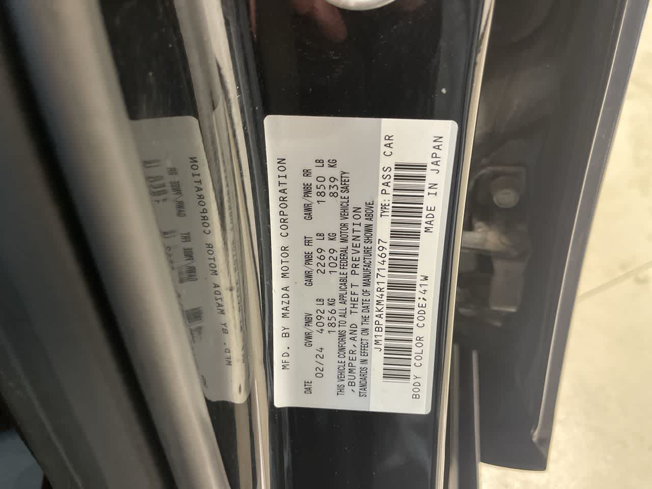 2024 Mazda Mazda3 Hatchback 2.5 S Select Sport