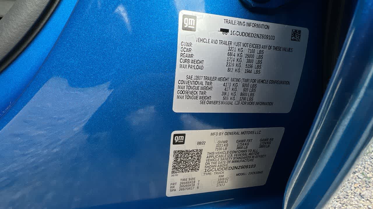 2022 Chevrolet Silverado 1500 LT