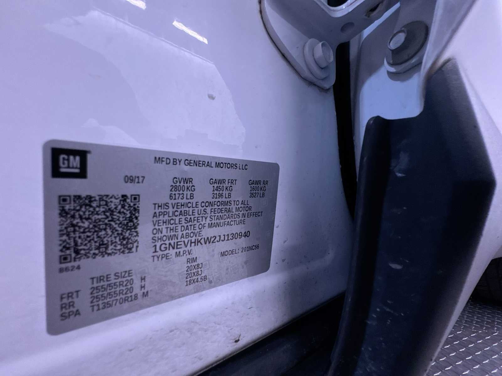 2018 Chevrolet Traverse LT Leather