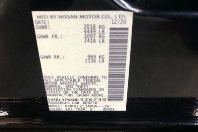 2021 Nissan Altima 2.5 Platinum